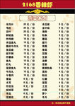 2168香辣虾 菜单