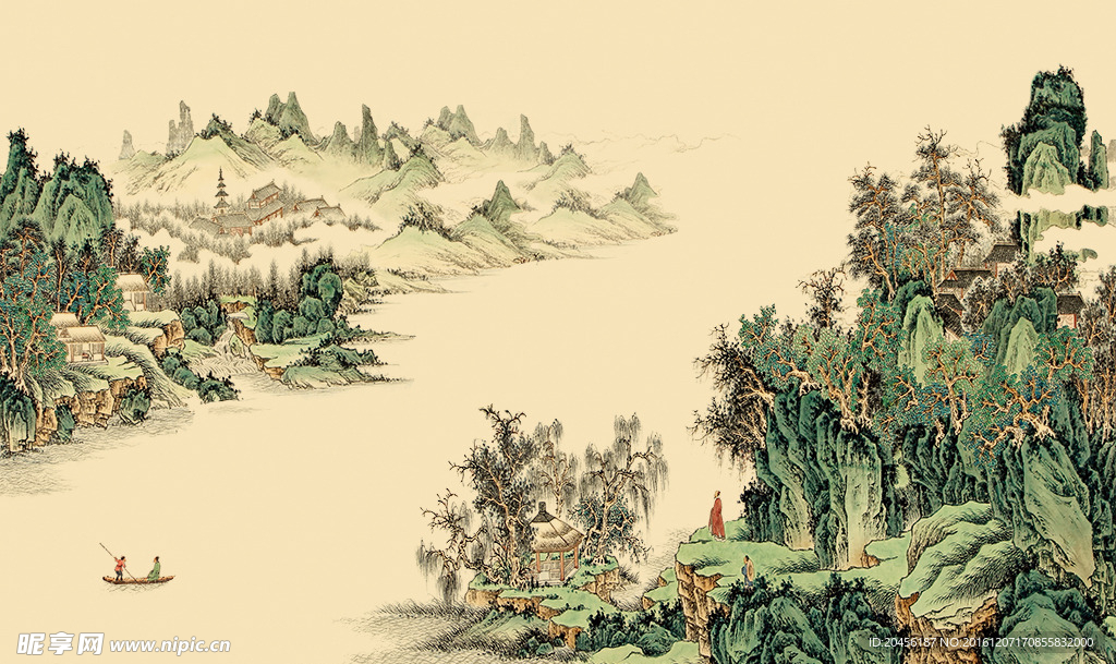 中式山水画系列