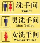 洗手间标牌