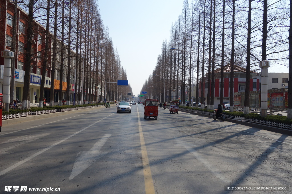 原胶南市人民路街景