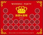 婚礼座次表