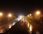 雨后的夜景