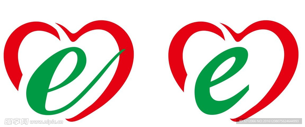 绿色e站标志