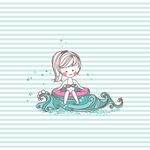 卡通美人鱼素材
