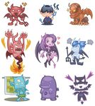 卡通魔鬼美女人物素材