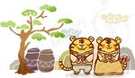 卡通小老虎素材