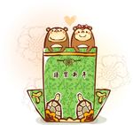 卡通古典小老鼠素材