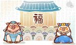 卡通小猪素材