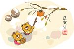 古韵老虎素材