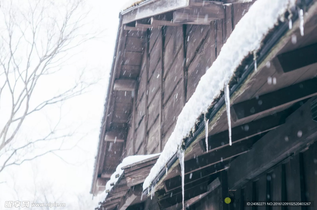 屋顶的雪