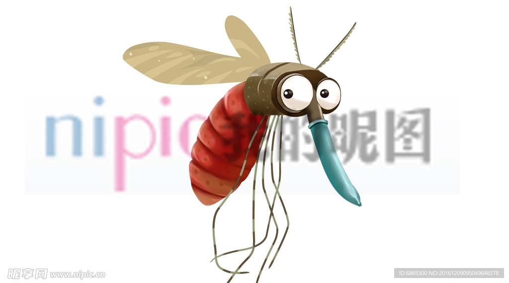 蚊子高清PSD分层素材