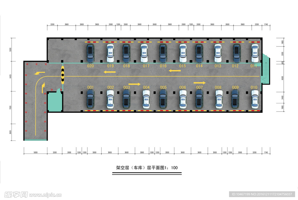 停车场 平面 图例