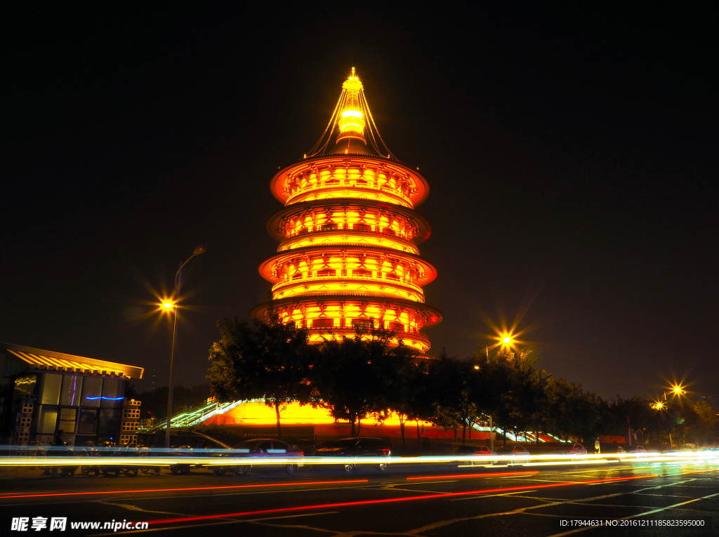 古楼夜景