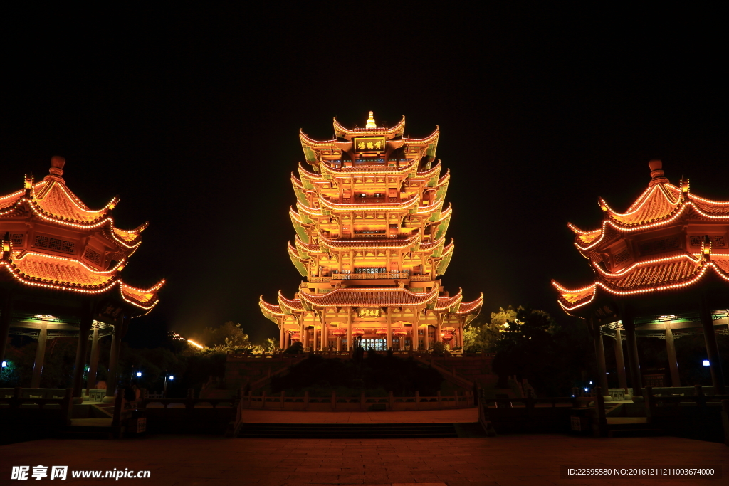 黄鹤楼夜景