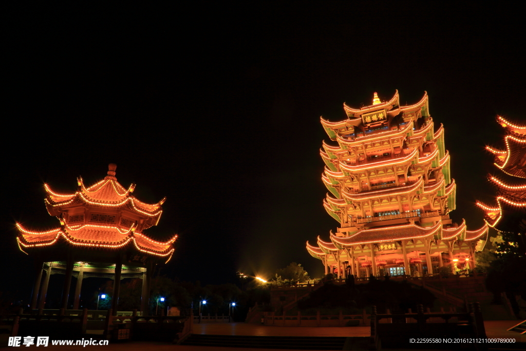 黄鹤楼夜景