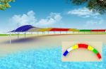 沙滩休息区膜结构