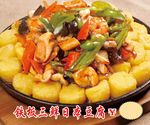 铁板三鲜日本豆腐