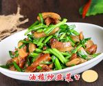 油梭炒韭菜