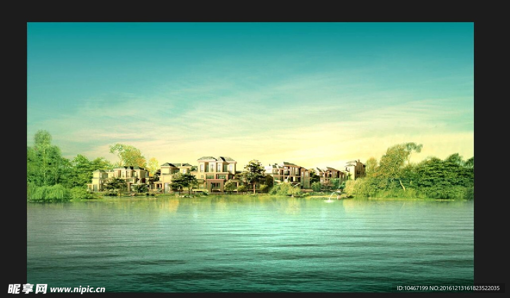 水景 PSD 素材