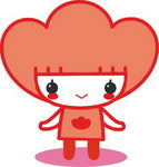 卡通美女人物素材