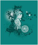 卡通美女人物素材