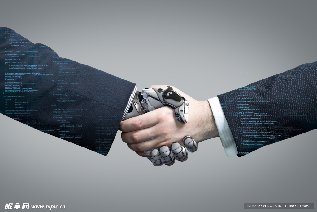 人工智能机械手握手