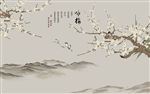 咏梅中式背景墙