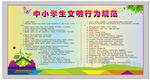 中小学生文明形为规范