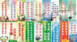 文明城市卫生城市创建宣传道旗画