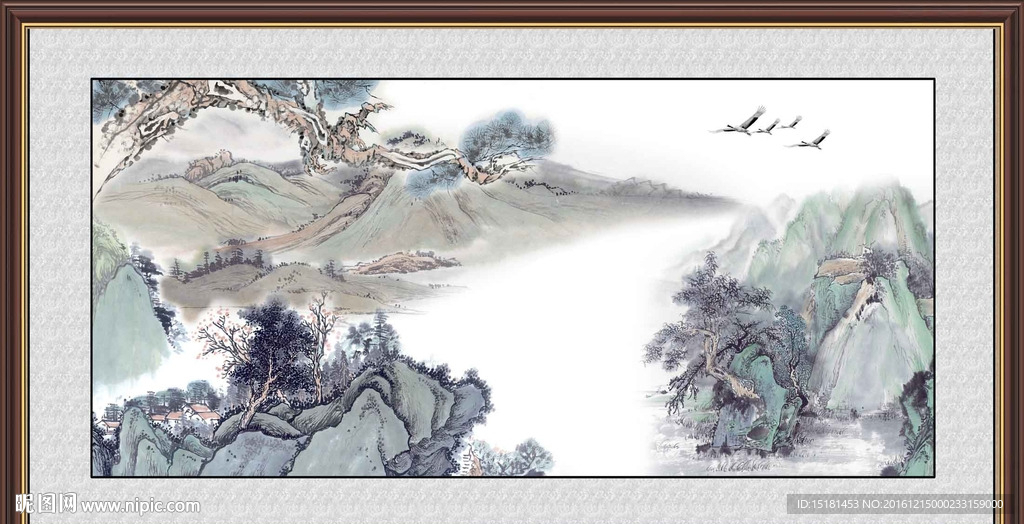 国画山水