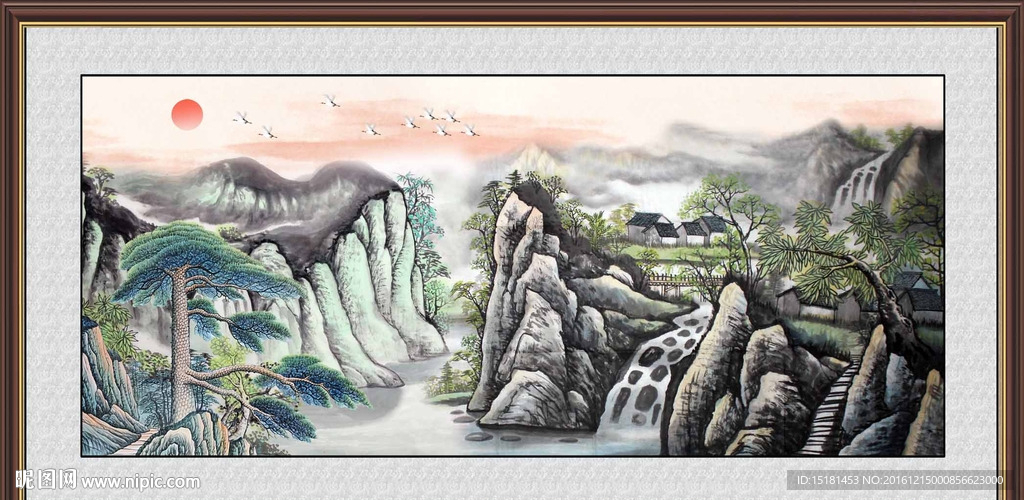 国画山水