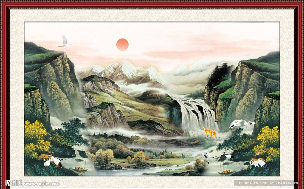 国画山水