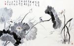 水墨荷花-不分层