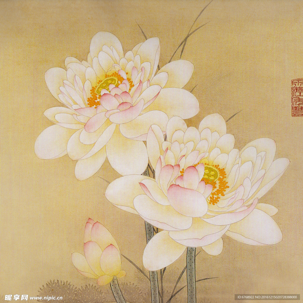艺娃艺术工笔花卉