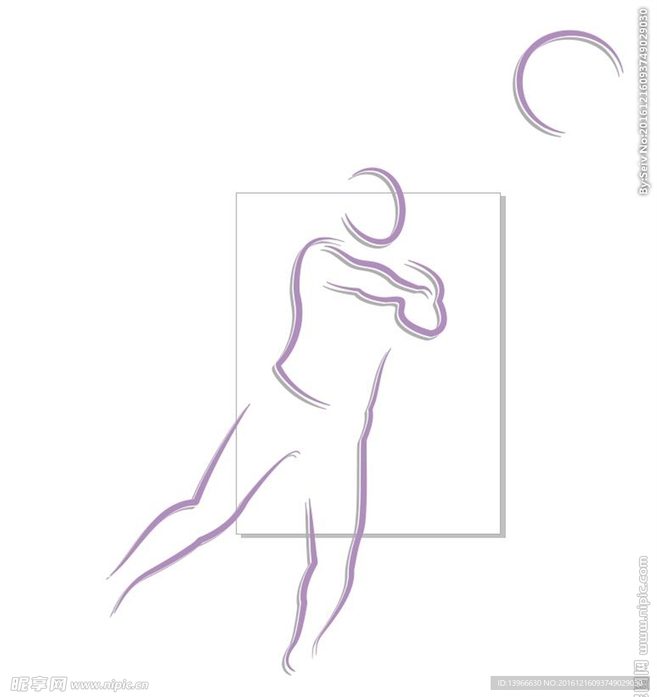 排球简笔画