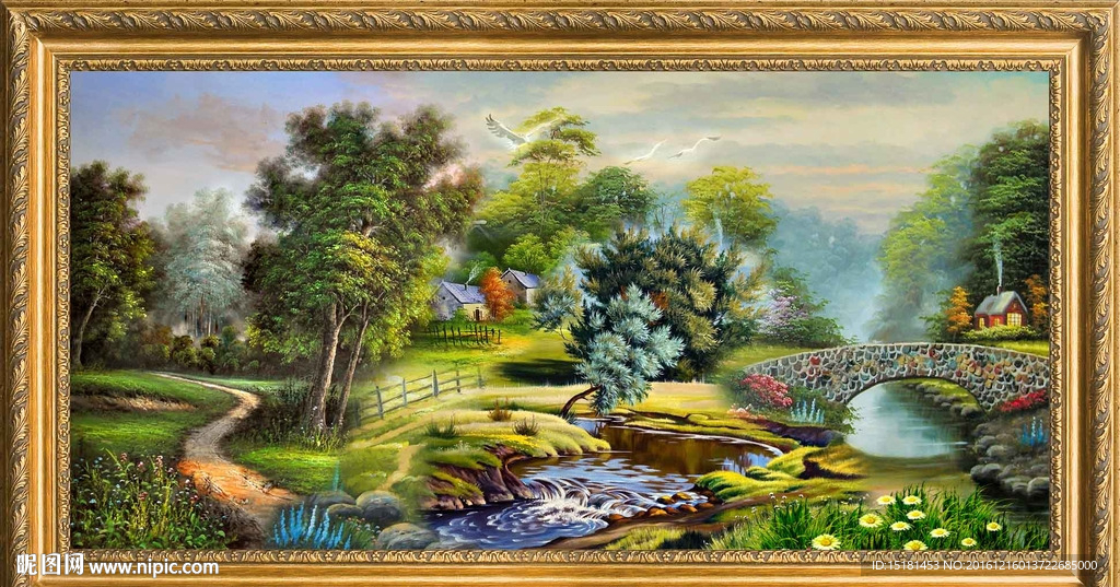 风景油画