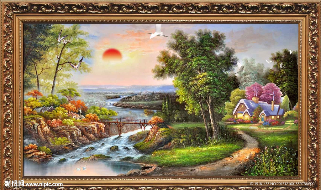 风景油画