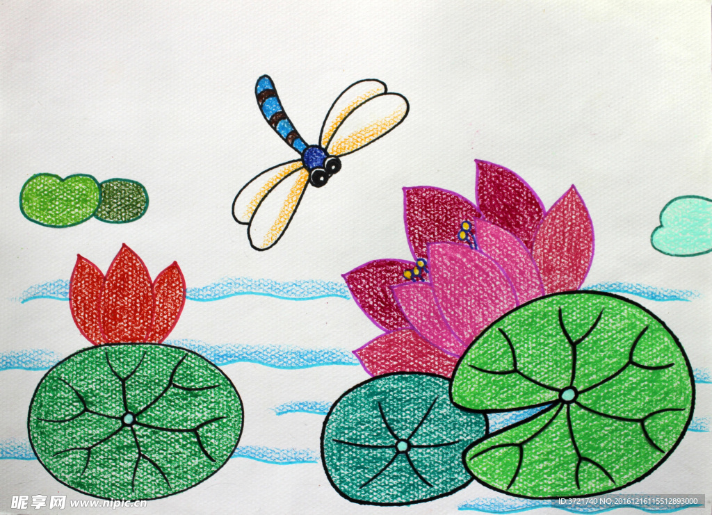 蜡笔画