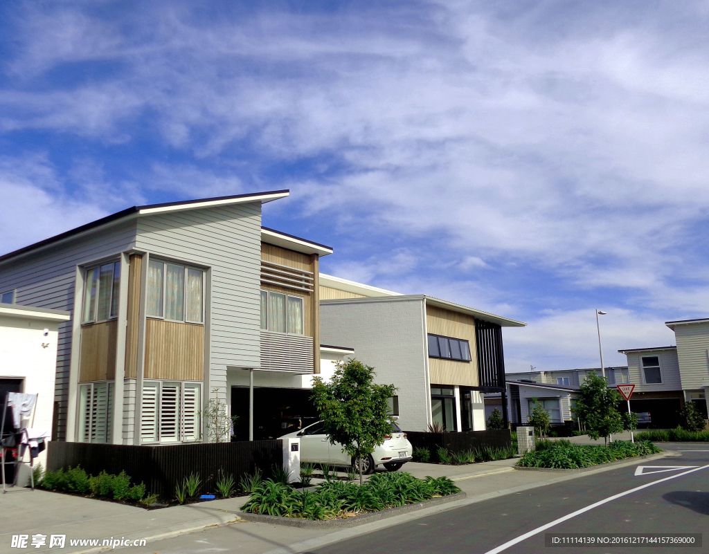 奥克兰新建小区风景
