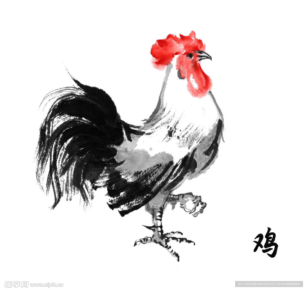 中国风鸡年贺卡高清图片