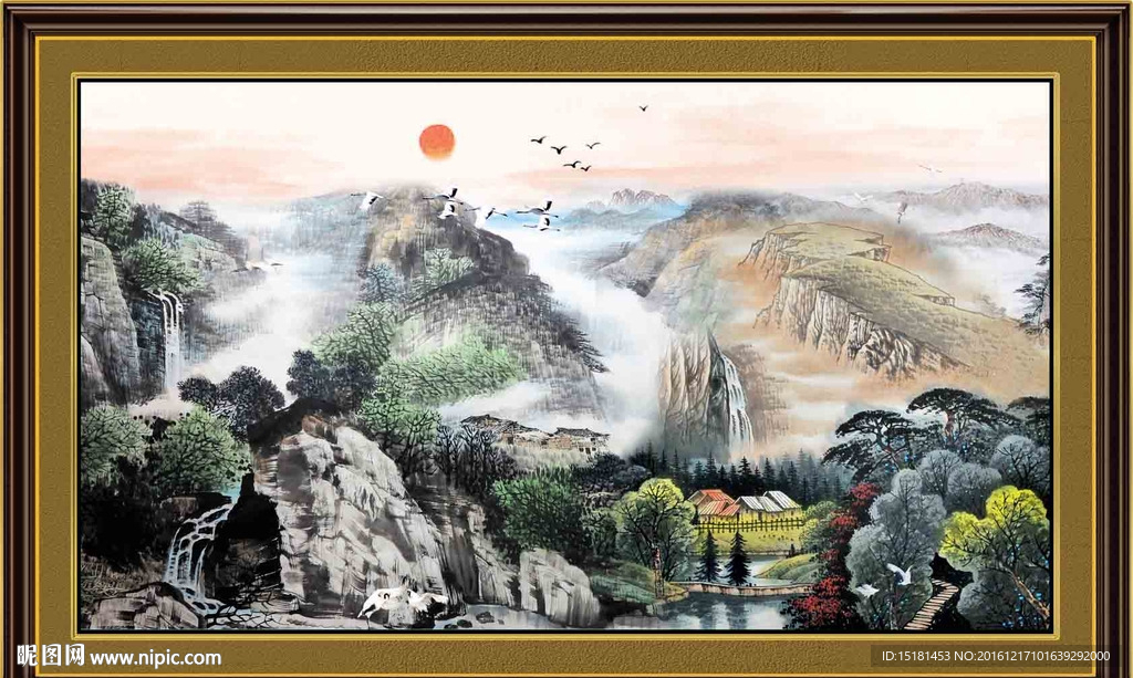 国画山水
