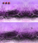 梦幻玫红色唯美背景视频
