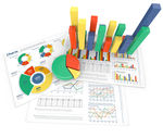 商业金融彩色分析数据高清图片
