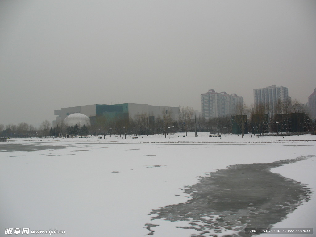 京城雪景
