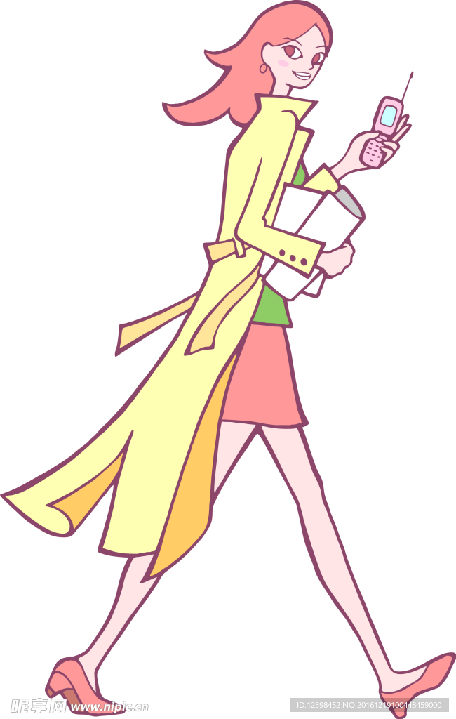 女性人物素描