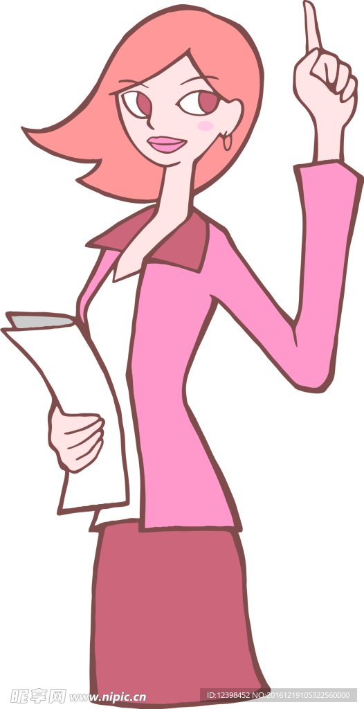 女性素描