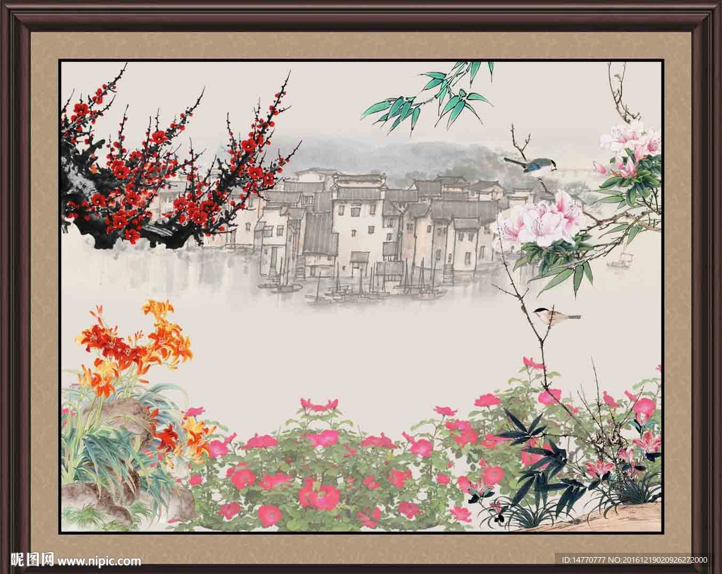 花鸟一枝梅