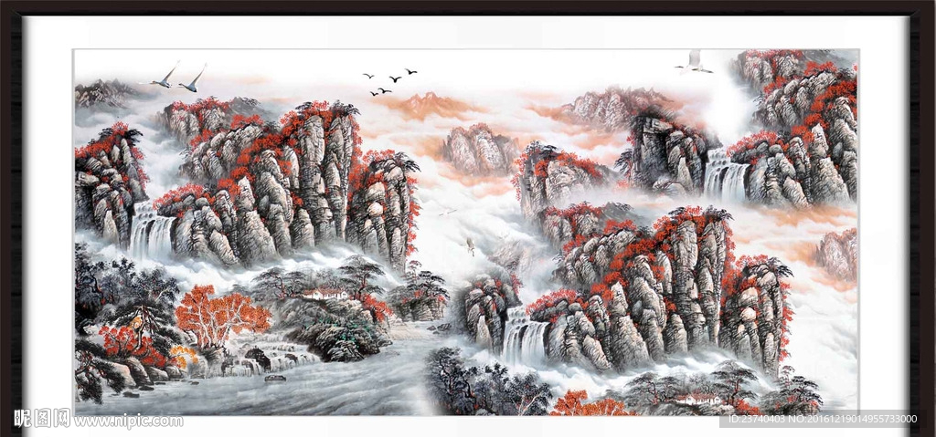 国画牡丹
