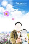 幸福背景素材