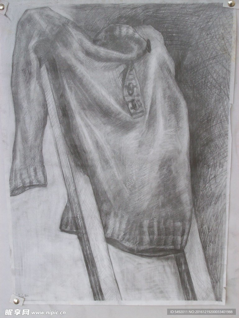 静物素描